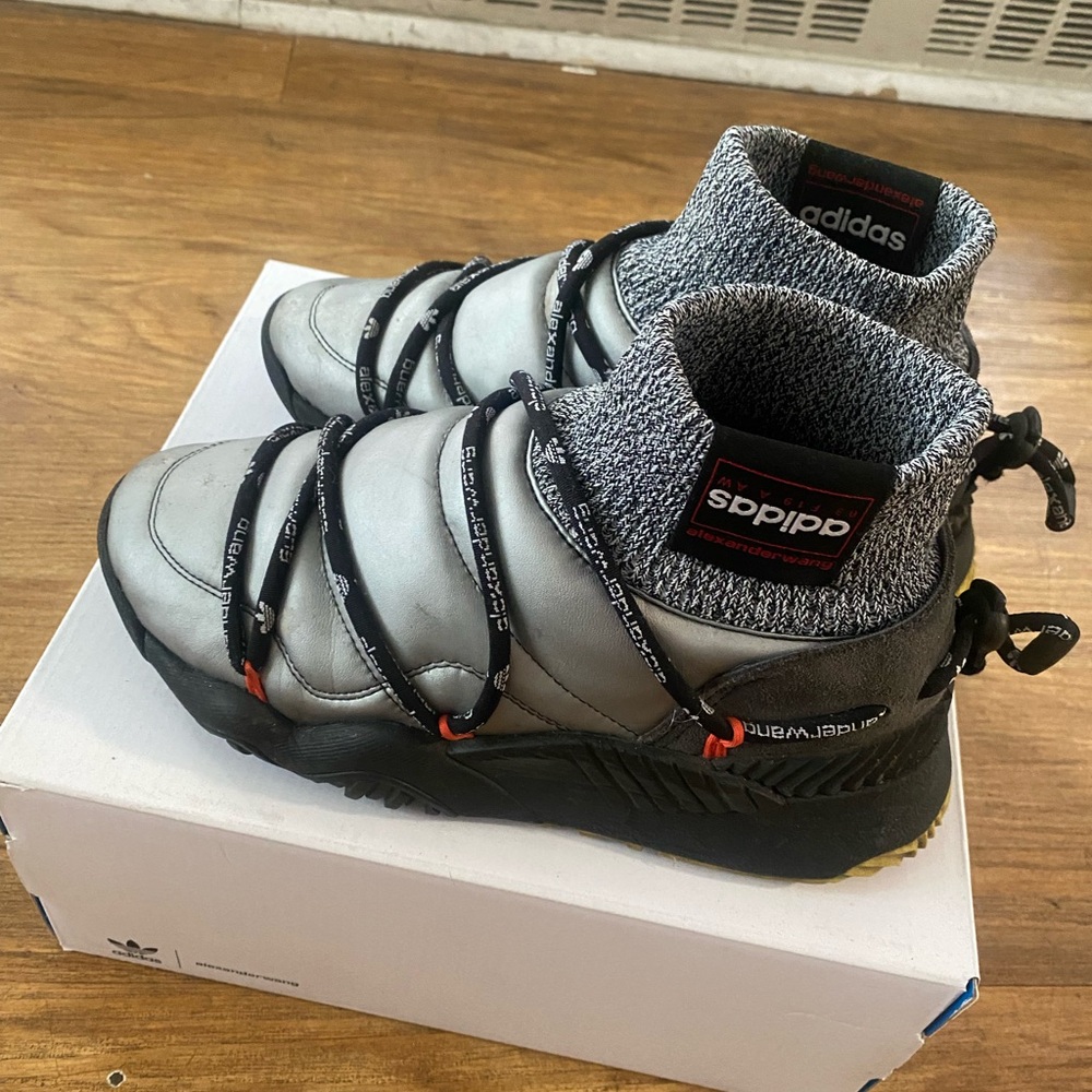 Alexander Wang x Adidas puffer trainer.